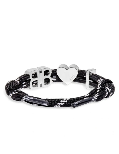 Balenciaga BB Heart Rope Bracelet