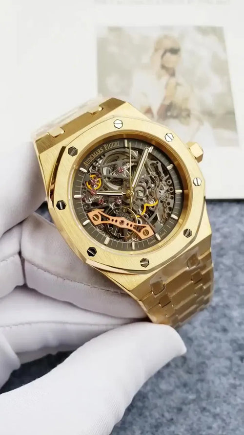 AP Royal Oak Openworked Gold - Hình 2
