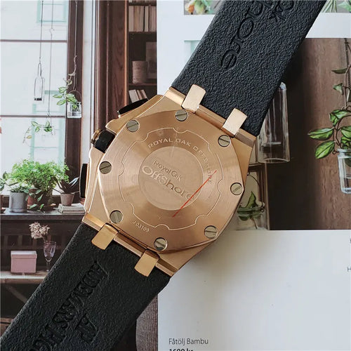 Audemars Piguet Rose Gold Black Chronograph - Hình 2
