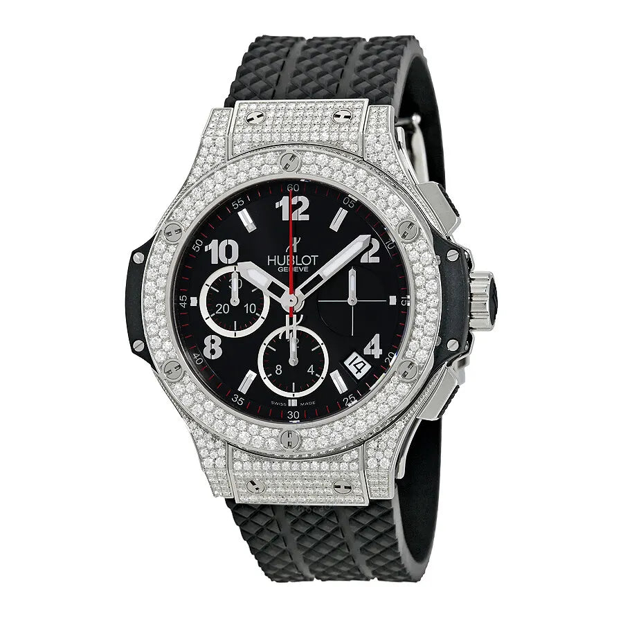 Hublot Diamond Rubber Strap Watch