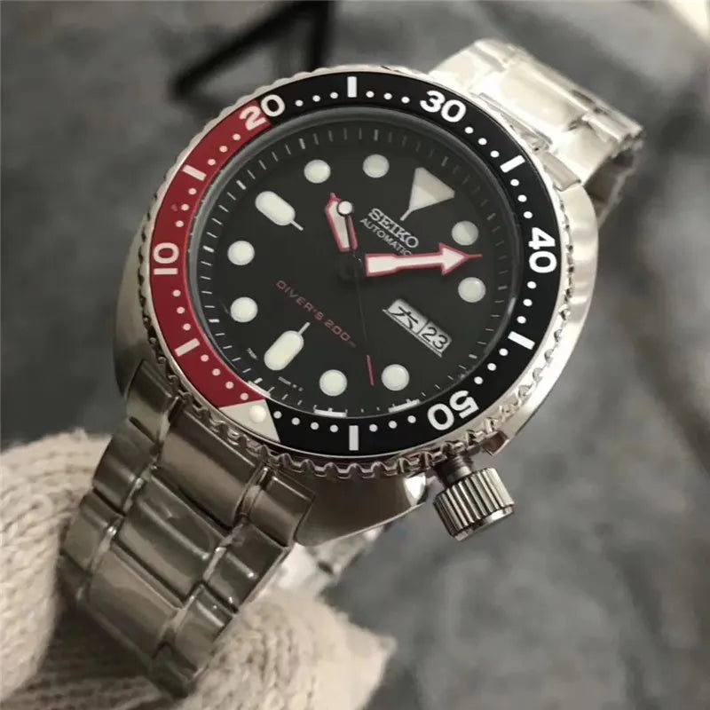 Seiko Prospex Turtle Red Black - Hình 5