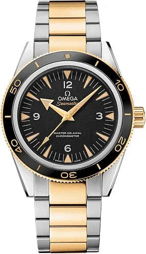 seamaster Omega Two-Tone Black Dial