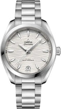 seamaster Omega White Wave Dial Steel