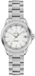 Omega White Dial Steel Aqua Terra