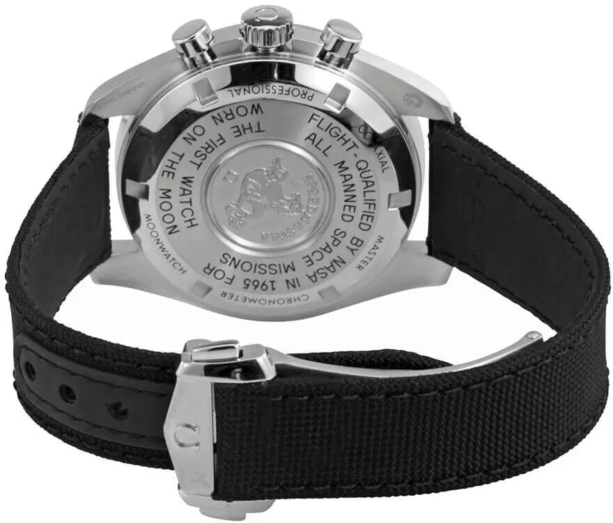 Omega Speedmaster Pro Black Canvas – Steel Chronograph