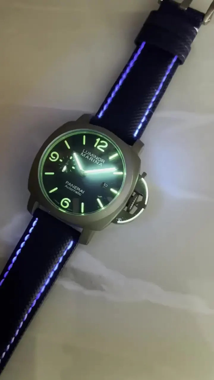 Panerai Blue Titanium Watch