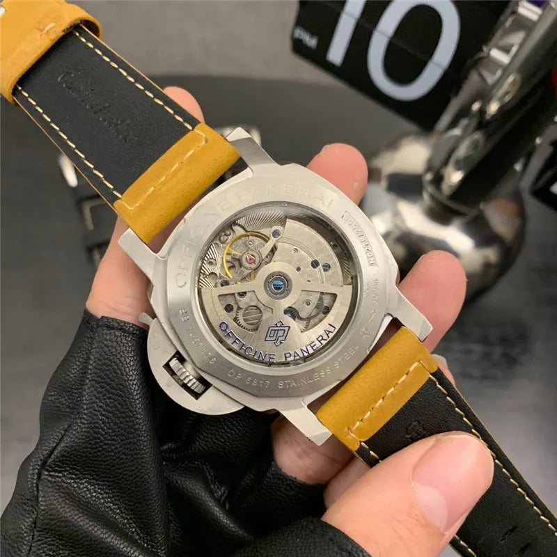 Panerai Yellow Leather Luminor - Hình 2