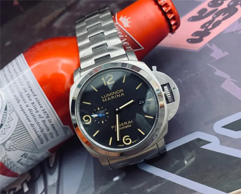 luminor Panerai Steel Black Dial - Hình 8