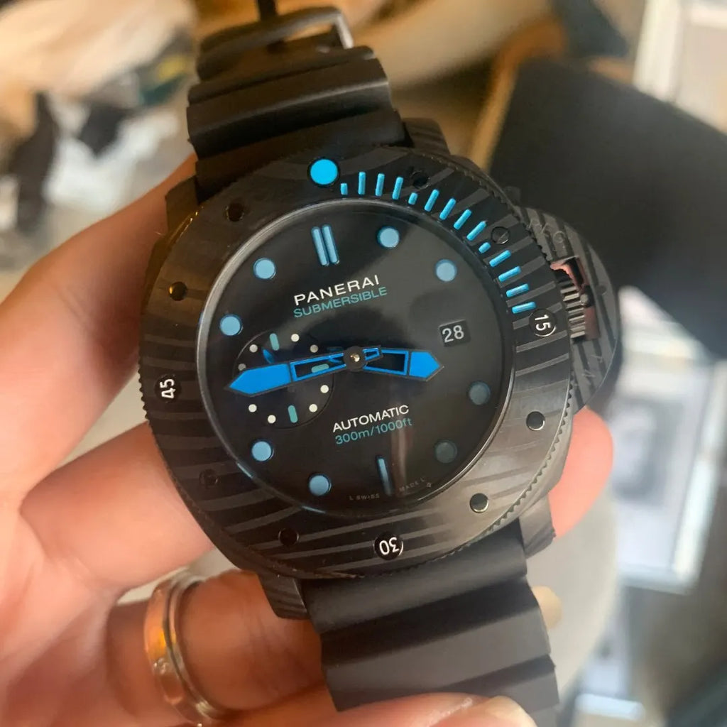 Panerai Carbon Black Dial - Hình 6