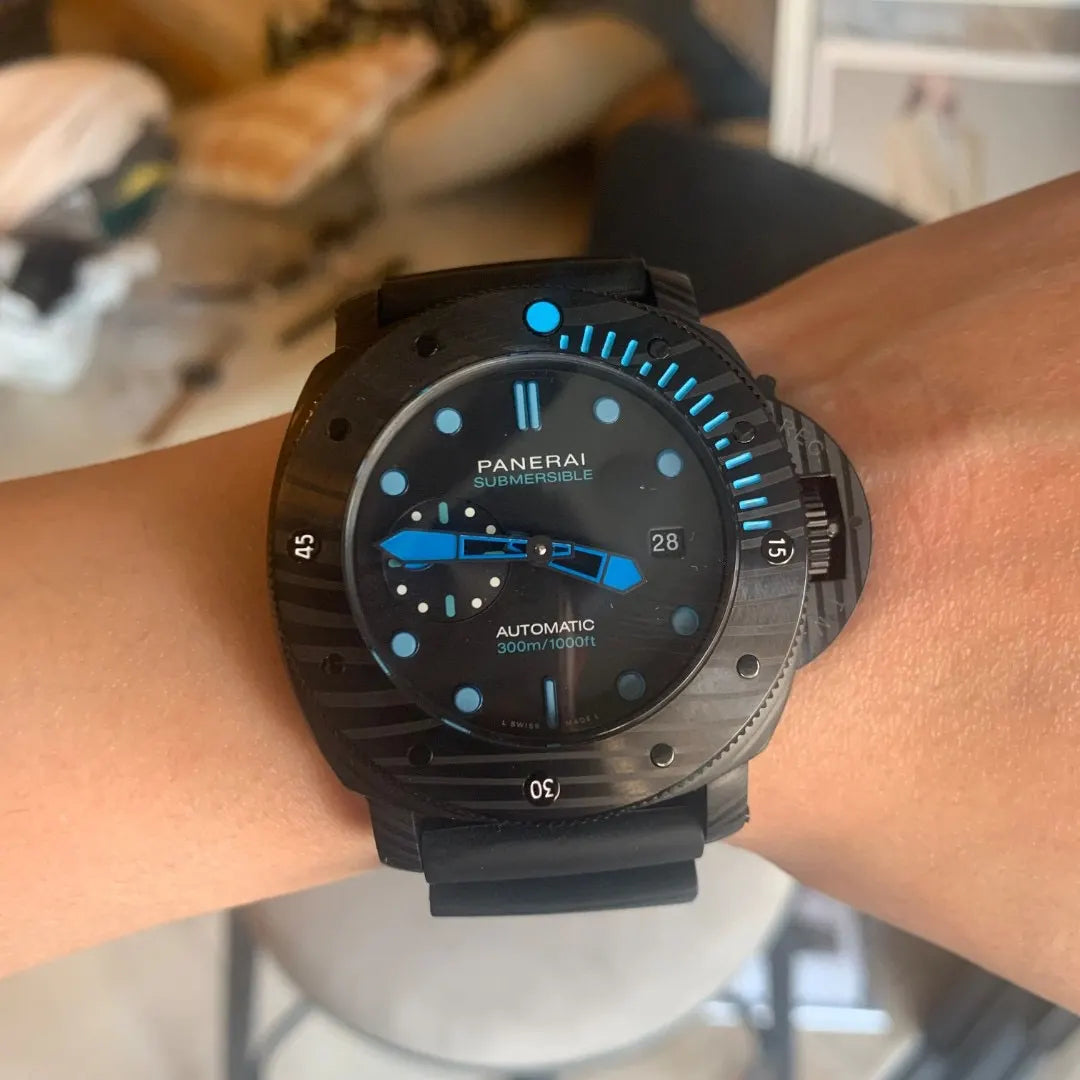 Panerai Carbon Black Dial - Hình 5