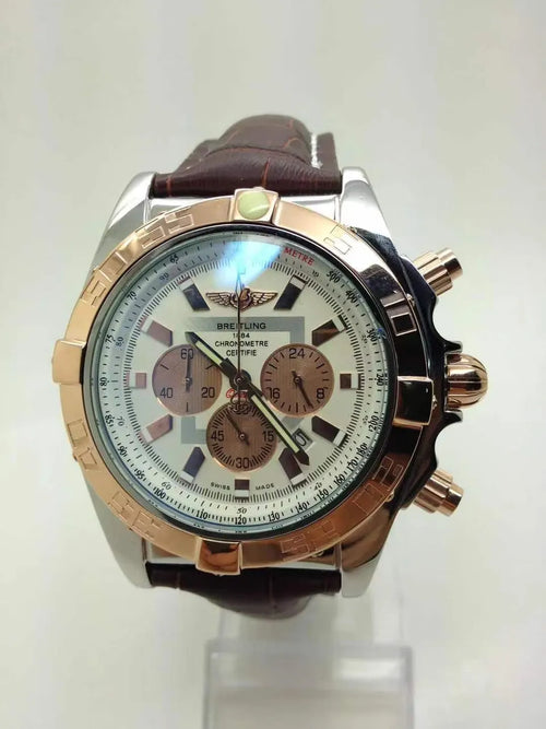 Breitling Chronomat Brown Leather