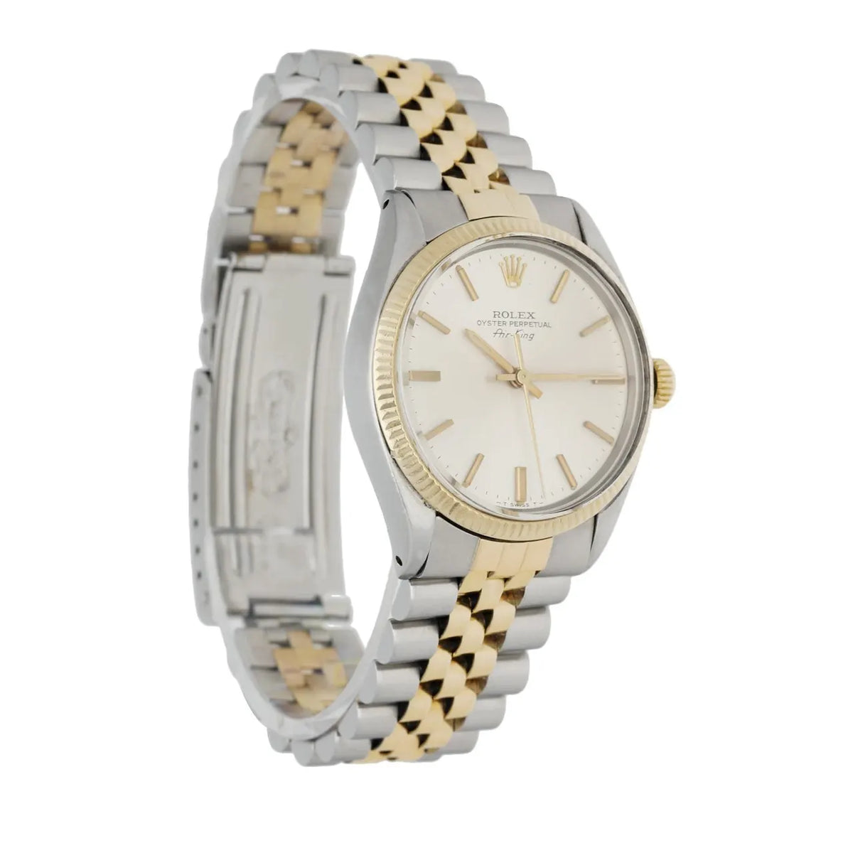 Rolex Air-King Two-Tone Silver Dial - Hình 2