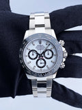 Daytona Steel White Dial – Rolex – Black Subdials