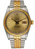 Rolex Gold Stick Dial – Rolex Datejust Two-Tone Gold Stick Dial