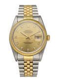 Rolex Two-Tone Gold Diamond Dial