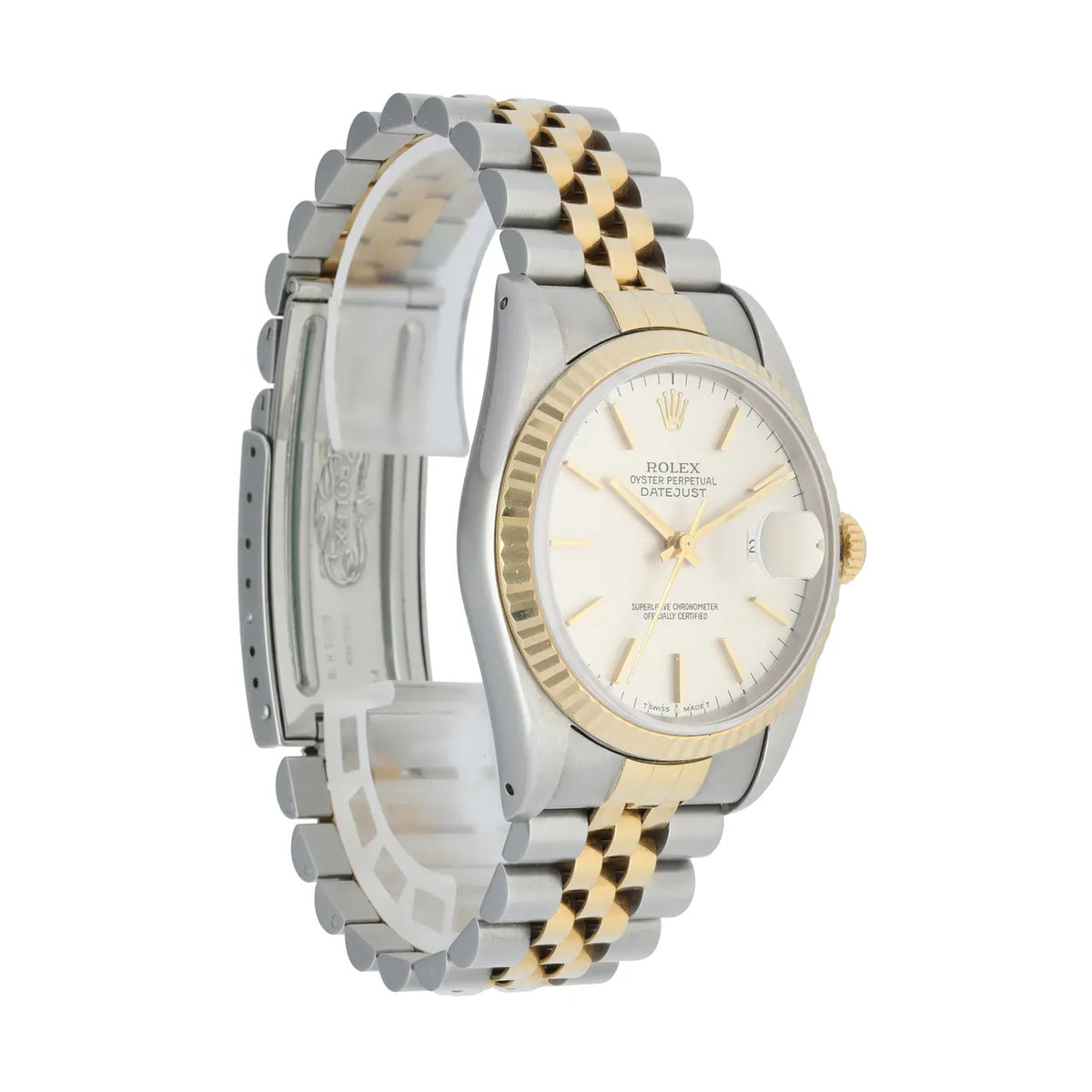 Rolex Two-Tone Silver Dial datejust - Hình 6