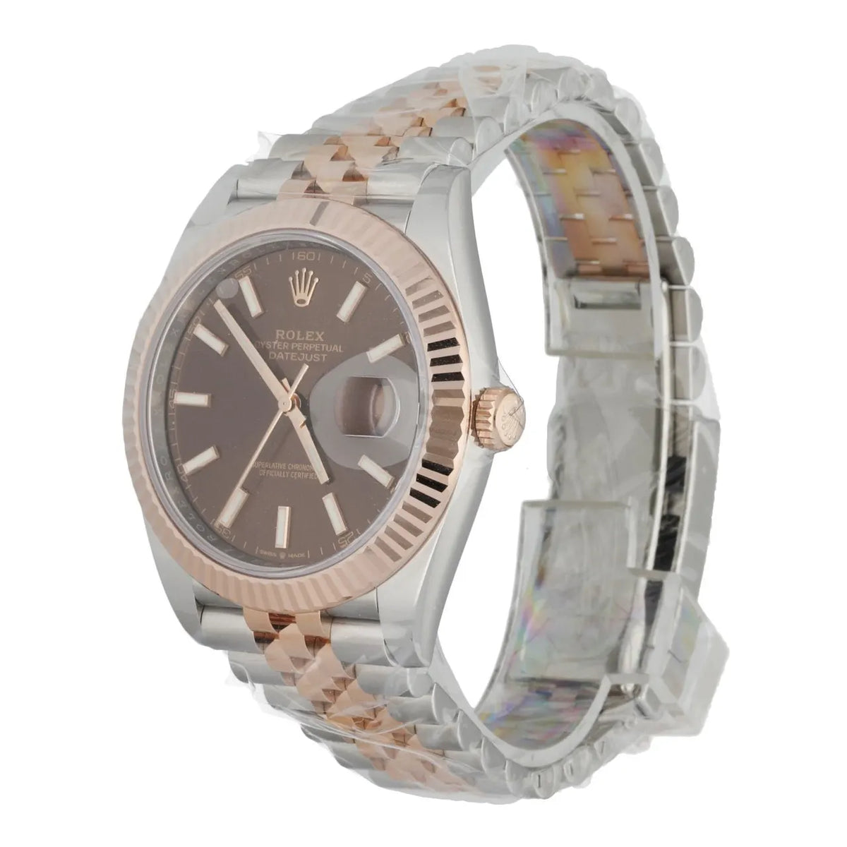 Rolex Chocolate Dial Two-Tone - Hình 2