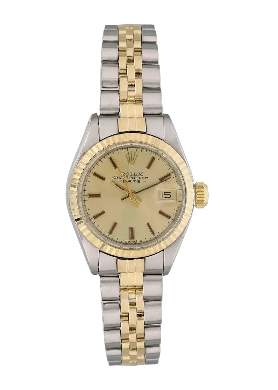oyster Rolex Two-Tone Champagne Dial - Hình 2