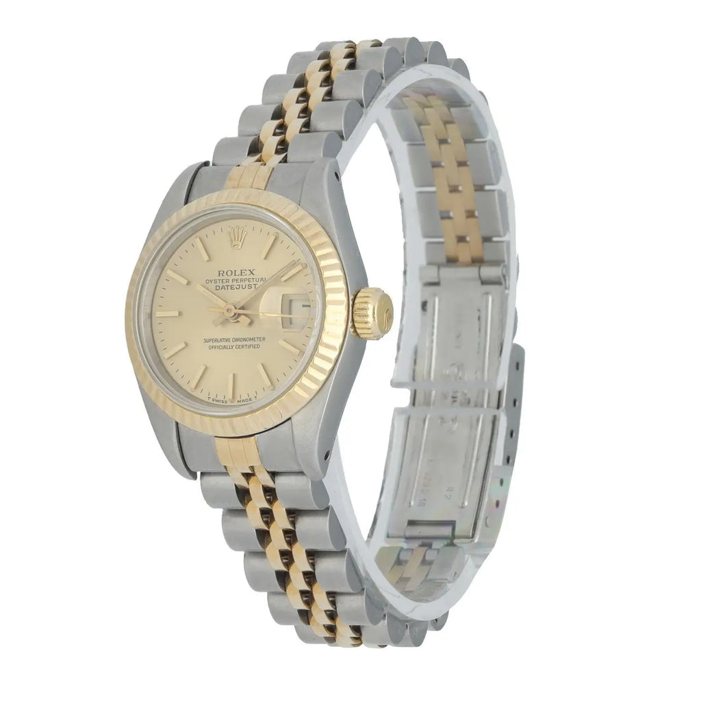 two Rolex Gold Champagne Datejust - Hình 2