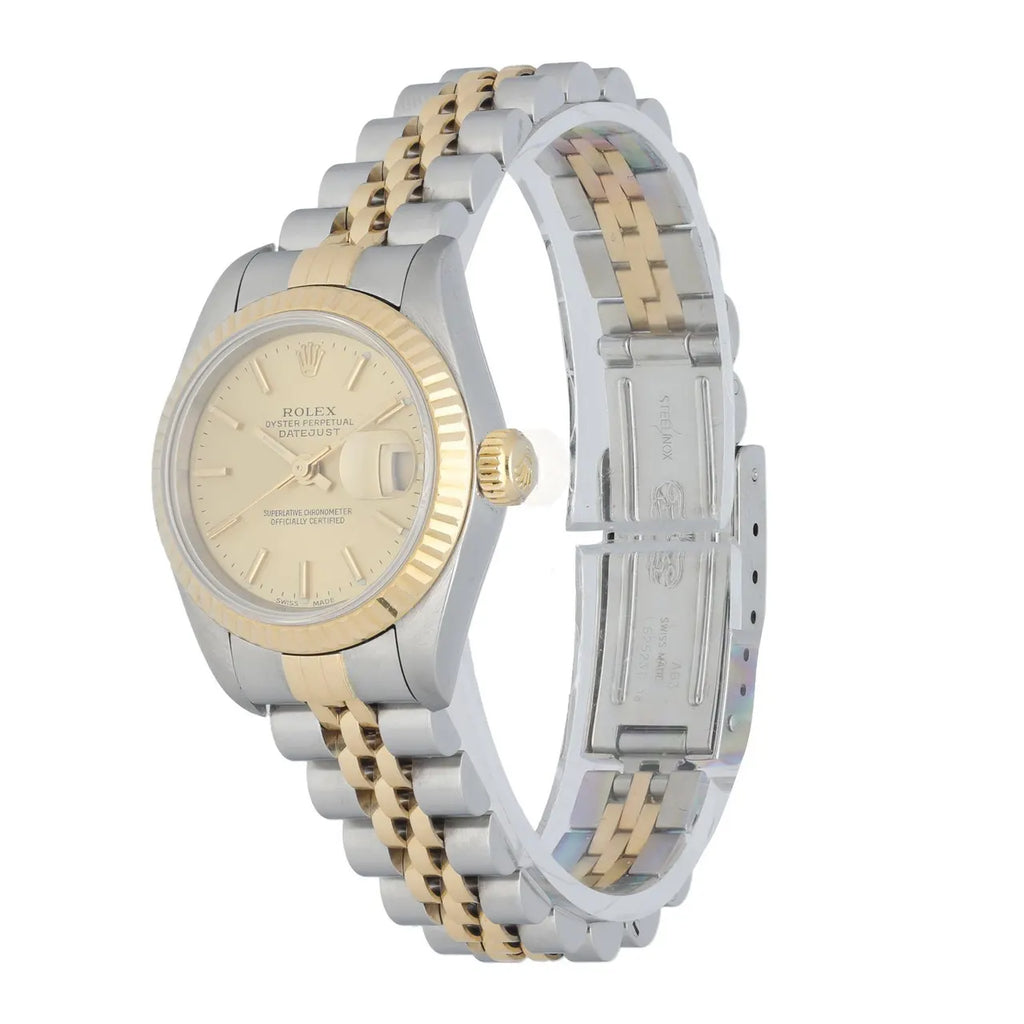 Rolex Two-Tone Champagne Dial datejust gold - Hình 2