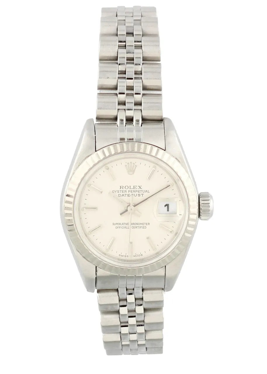 timeless Rolex Datejust Silver Dial Steel - Hình 3