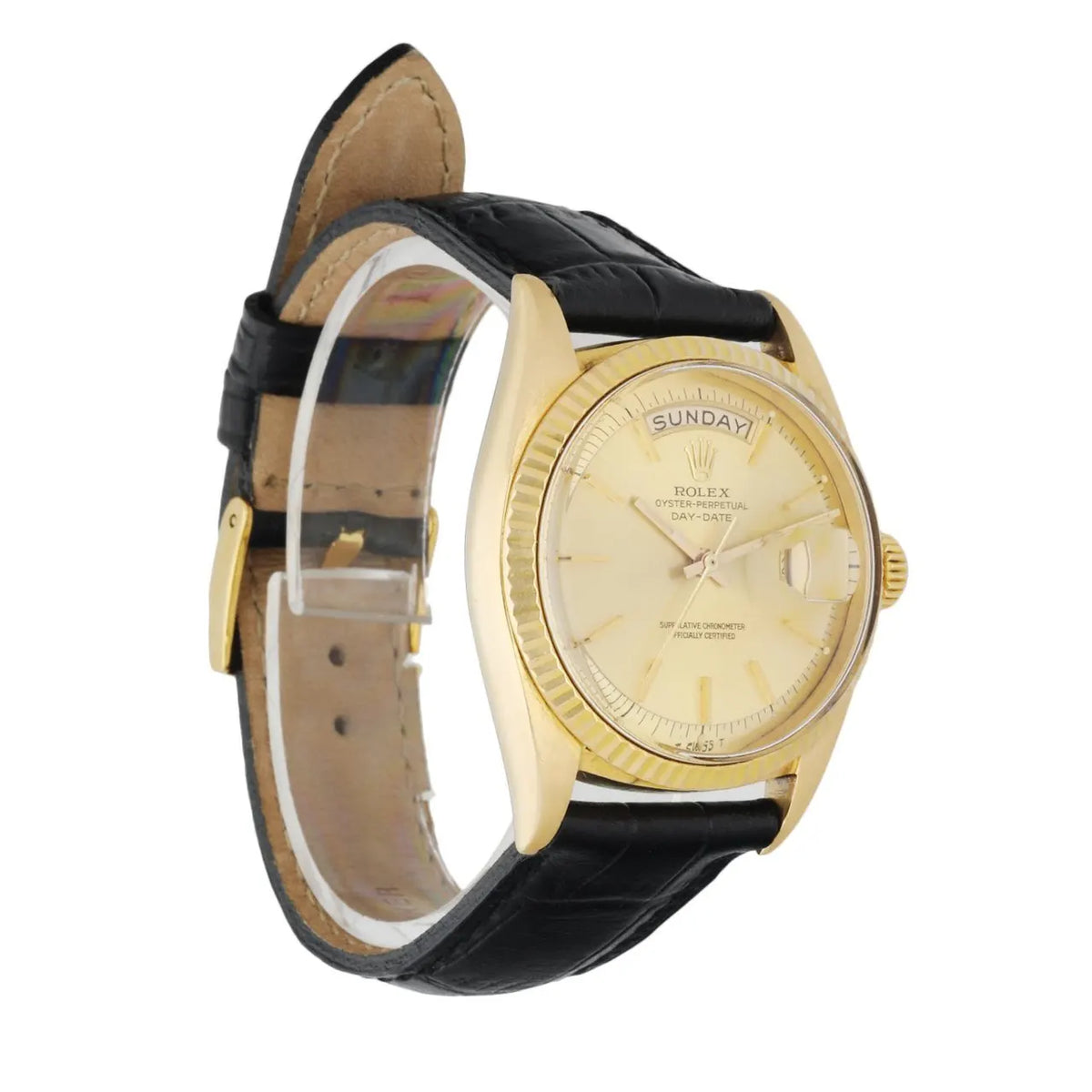 Rolex Yellow Gold Leather - Hình 3
