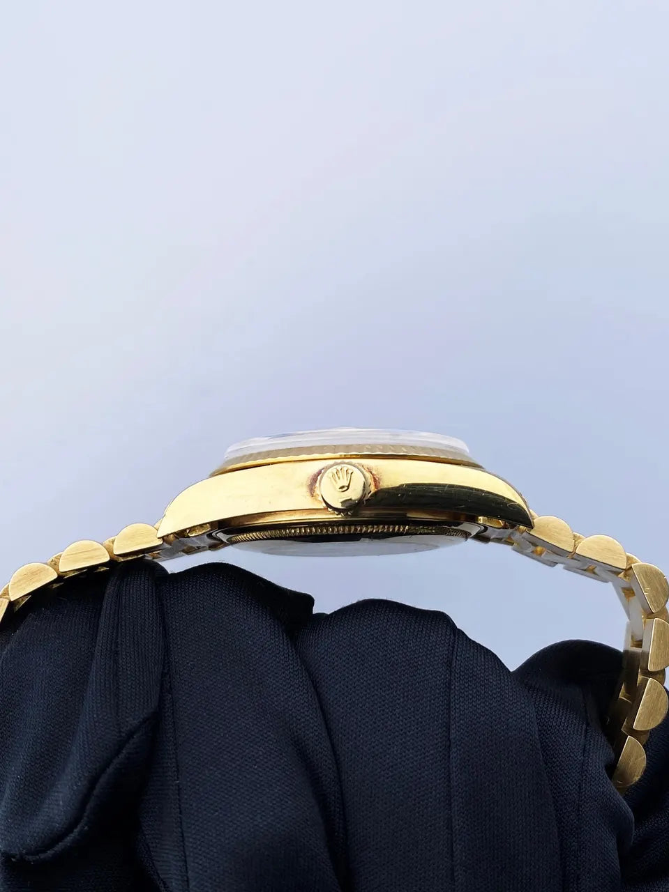 Rolex Day-Date Gold Silver - Hình 4