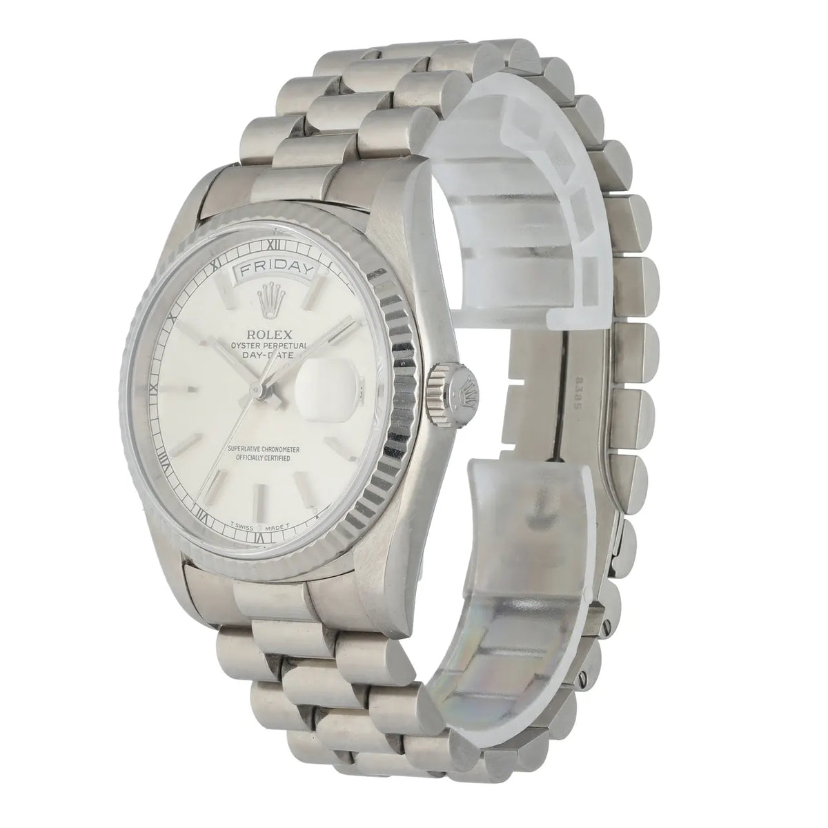 Rolex Platinum Ice Blue Day-Date - Hình 7