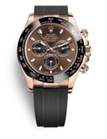 rose gold Rolex Daytona Chocolate Dial