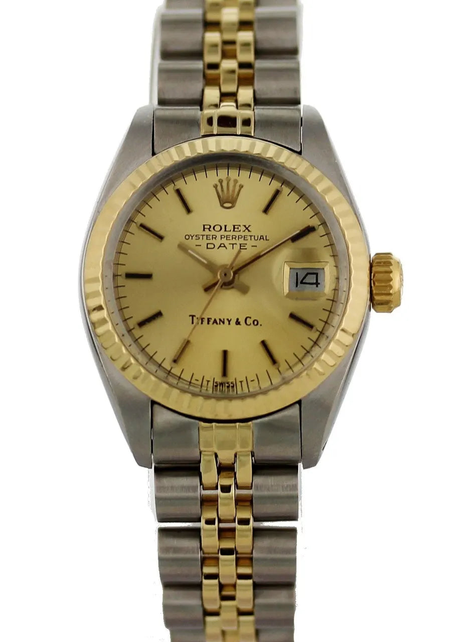 Rolex Tiffany Two-Tone Watch