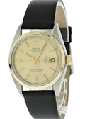 Rolex Gold Bezel Leather