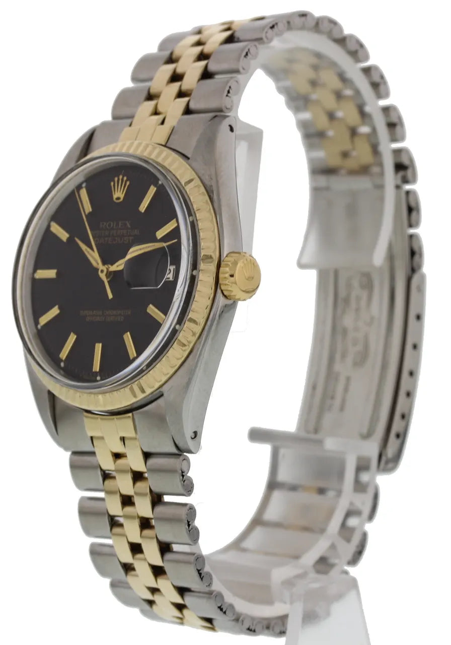 Rolex Datejust Black Dial Two - Hình 8