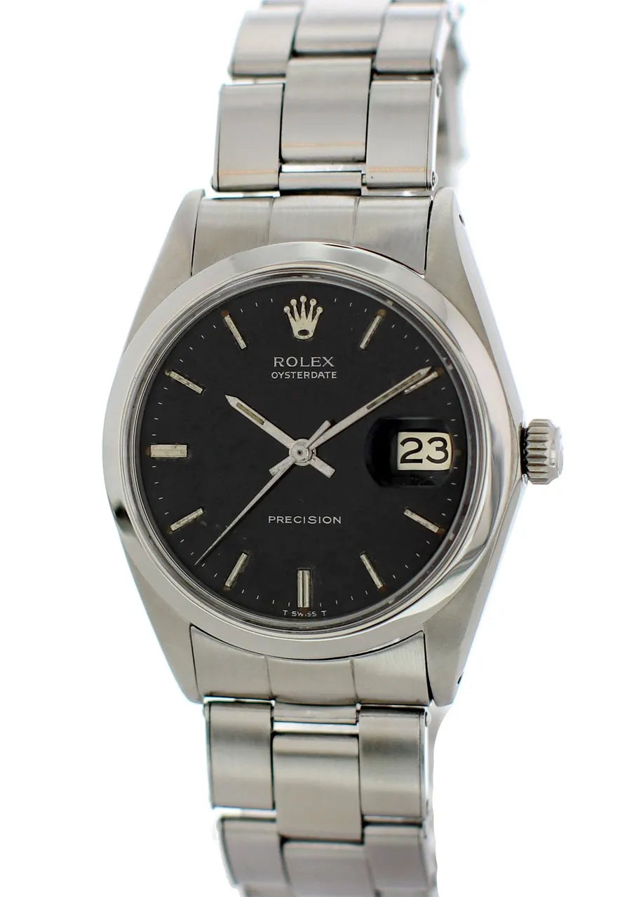 Rolex Black Dial Steel oysterdate