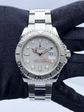 silver Rolex Platinum Yacht-Master