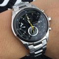 Seiko Black Dial Chronograph