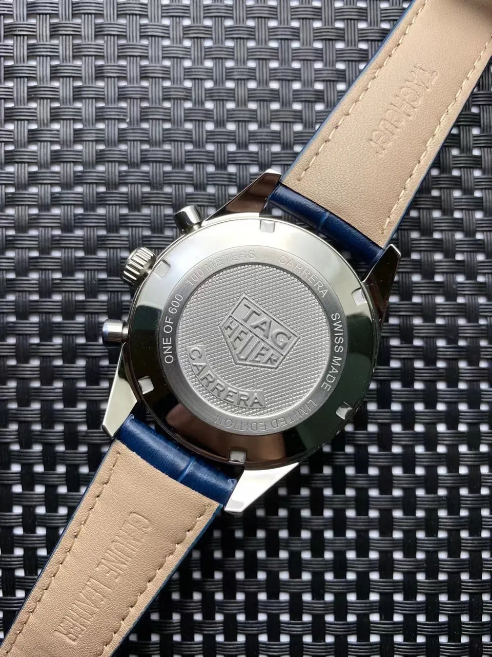 Tag Heuer Blue Chronograph carrera - Hình 2