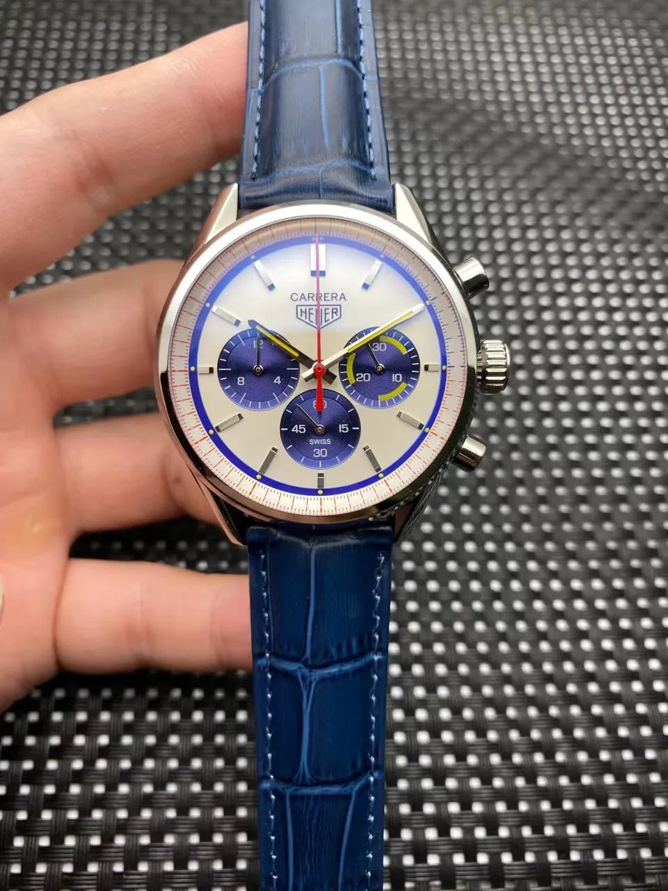 Tag Heuer Blue Chronograph carrera