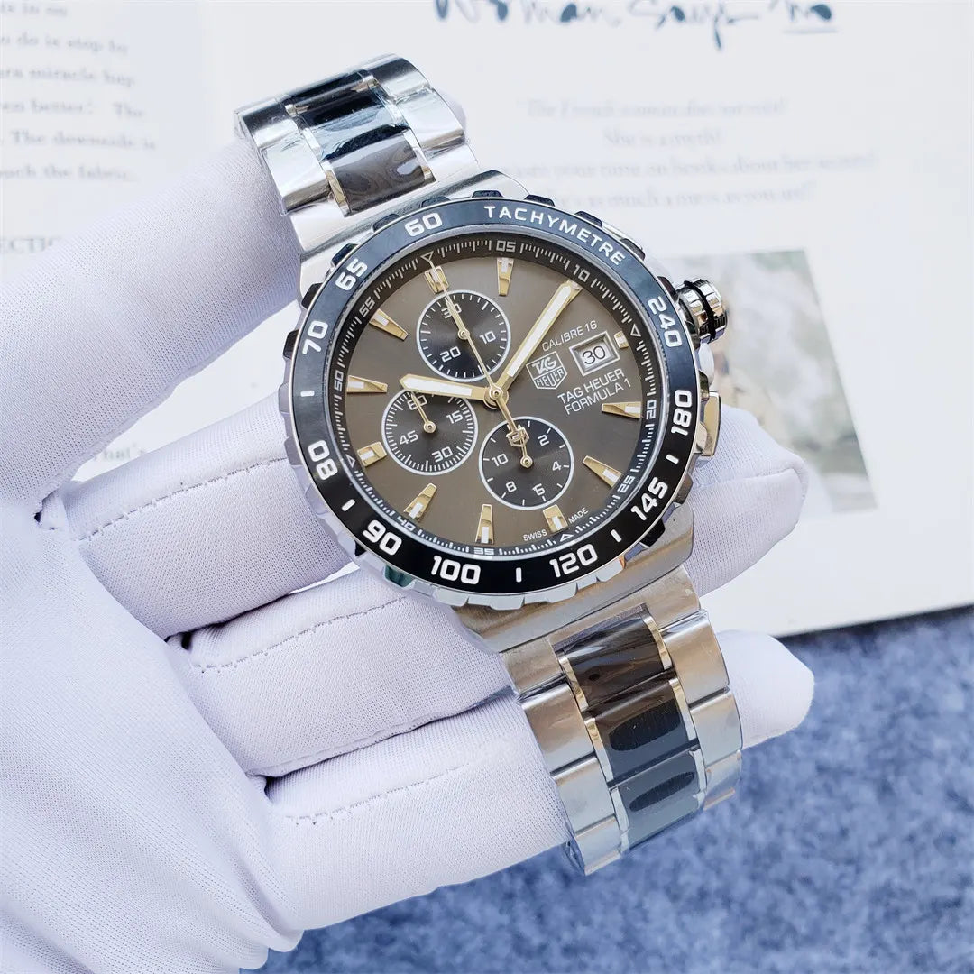 Tag Heuer Brown Chronograph - Hình 2