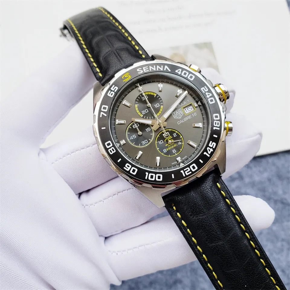 grey TAG Heuer Senna Edition - Hình 4