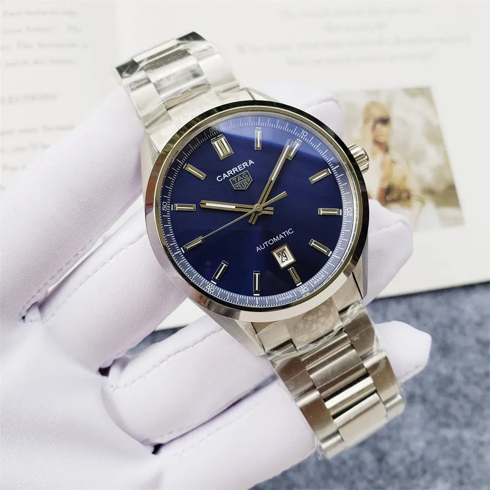 TAG Heuer Carrera Blue Dial stainless - Hình 8