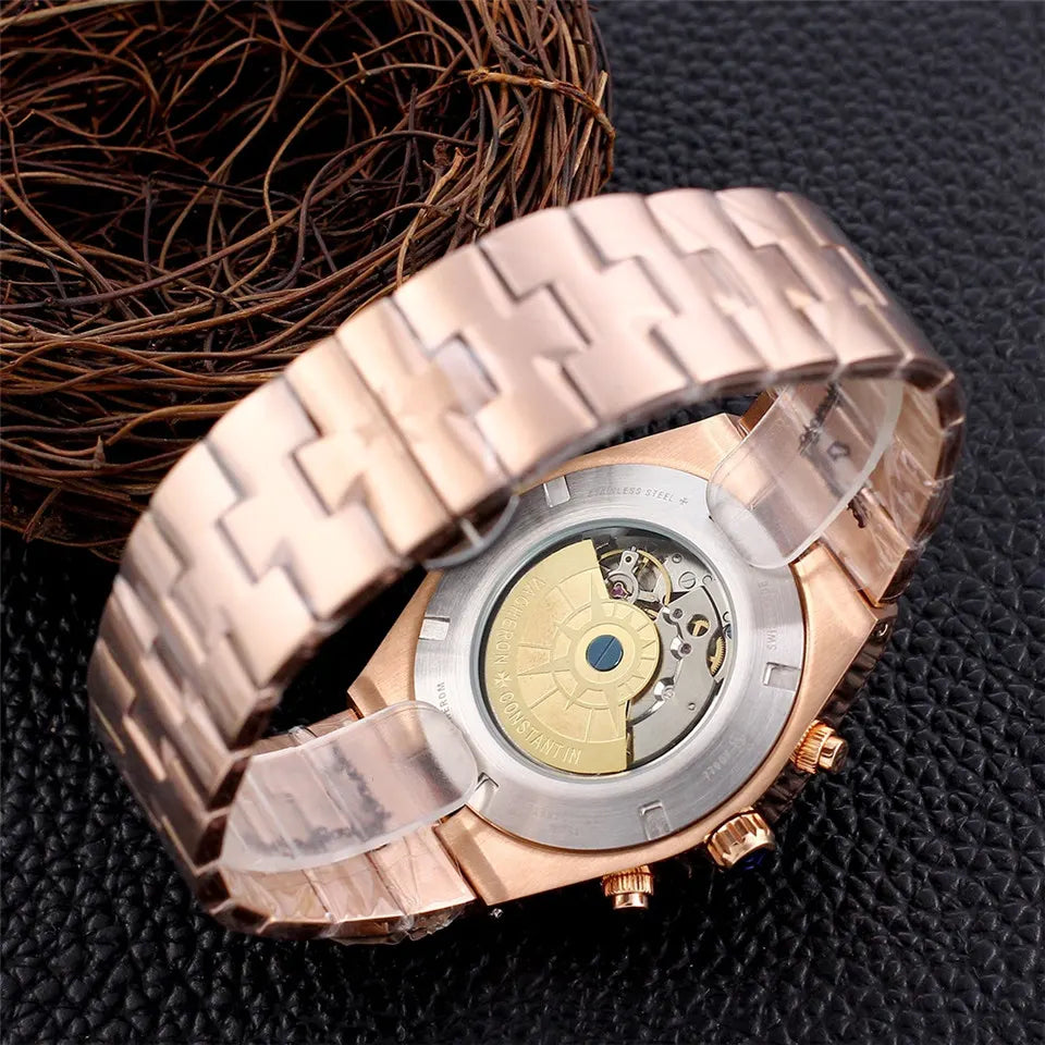 constantin Vacheron Rose Gold Chronograph - Hình 2